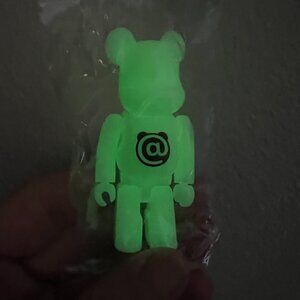 Bearbrick Be@rbrick 100% Series 44 Figure - Basic Letter @ - Glow In The Dark